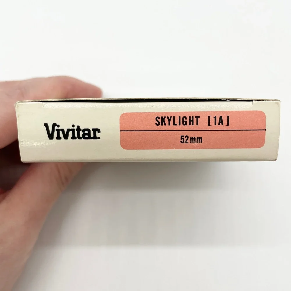 Vivitar‎ Skylight 1A 52mm Camera Lens Filter Vintage Photography Accessory